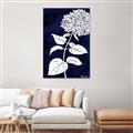 Picture of Flower on Blue I _GroupedProduct_Rectangle_Portrait_Unframed_Print_Only_