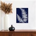 Picture of Fern on blue II _GroupedProduct_Rectangle_Portrait_Unframed_Print_Only_