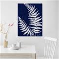 Picture of Fern on blue II _GroupedProduct_Rectangle_Portrait_Unframed_Print_Only_