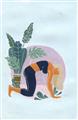 Picture of Yoga Girl II  _GroupedProduct_Rectangle_Portrait_Unframed_Print_Only_