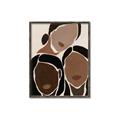 Picture of 3 Gals _GroupedProduct_Rectangle_Portrait_Canvas_Framed_