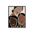 Picture of 3 Gals _GroupedProduct_Rectangle_Portrait_Canvas_Framed_