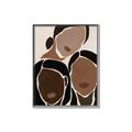 Picture of 3 Gals _GroupedProduct_Rectangle_Portrait_Canvas_Framed_