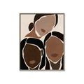 Picture of 3 Gals _GroupedProduct_Rectangle_Portrait_Canvas_Framed_