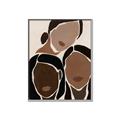 Picture of 3 Gals _GroupedProduct_Rectangle_Portrait_Canvas_Framed_