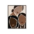 Picture of 3 Gals _GroupedProduct_Rectangle_Portrait_Canvas_Framed_