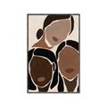 Picture of 3 Gals _GroupedProduct_Rectangle_Portrait_Canvas_Framed_