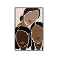 Picture of 3 Gals _GroupedProduct_Rectangle_Portrait_Canvas_Framed_