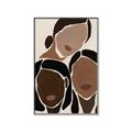 Picture of 3 Gals _GroupedProduct_Rectangle_Portrait_Canvas_Framed_