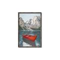 Picture of Perfect Row Day I _GroupedProduct_Rectangle_Portrait_Canvas_Framed_