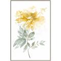 Picture of Yellow Floral I  _GroupedProduct_Rectangle_Portrait_Canvas_Framed_