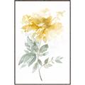Picture of Yellow Floral I  _GroupedProduct_Rectangle_Portrait_Canvas_Framed_