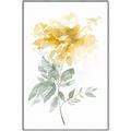 Picture of Yellow Floral I  _GroupedProduct_Rectangle_Portrait_Canvas_Framed_