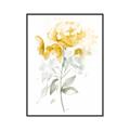 Picture of Yellow Floral II  _GroupedProduct_Rectangle_Portrait_Canvas_Framed_