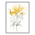 Picture of Yellow Floral II  _GroupedProduct_Rectangle_Portrait_Canvas_Framed_