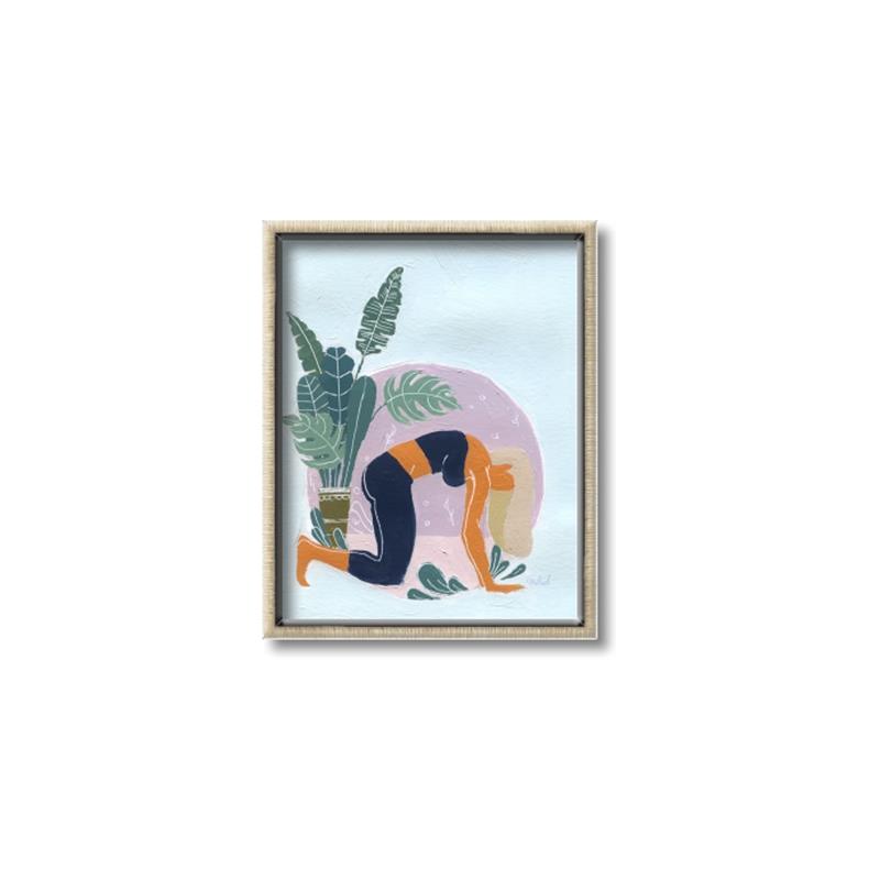 Picture of Yoga Girl II  _GroupedProduct_Rectangle_Portrait_Canvas_Framed_
