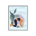Picture of Yoga Girl II  _GroupedProduct_Rectangle_Portrait_Canvas_Framed_