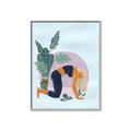 Picture of Yoga Girl II  _GroupedProduct_Rectangle_Portrait_Canvas_Framed_
