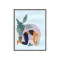 Picture of Yoga Girl II  _GroupedProduct_Rectangle_Portrait_Canvas_Framed_