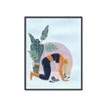 Picture of Yoga Girl II  _GroupedProduct_Rectangle_Portrait_Canvas_Framed_