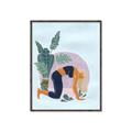 Picture of Yoga Girl II  _GroupedProduct_Rectangle_Portrait_Canvas_Framed_