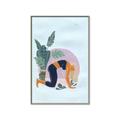 Picture of Yoga Girl II  _GroupedProduct_Rectangle_Portrait_Canvas_Framed_