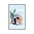 Picture of Yoga Girl II  _GroupedProduct_Rectangle_Portrait_Canvas_Framed_