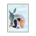 Picture of Yoga Girl II  _GroupedProduct_Rectangle_Portrait_Canvas_Framed_