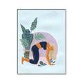 Picture of Yoga Girl II  _GroupedProduct_Rectangle_Portrait_Canvas_Framed_