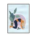 Picture of Yoga Girl II  _GroupedProduct_Rectangle_Portrait_Canvas_Framed_