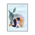 Picture of Yoga Girl II  _GroupedProduct_Rectangle_Portrait_Canvas_Framed_