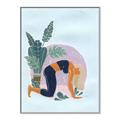 Picture of Yoga Girl II  _GroupedProduct_Rectangle_Portrait_Canvas_Framed_