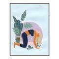 Picture of Yoga Girl II  _GroupedProduct_Rectangle_Portrait_Canvas_Framed_
