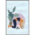 Picture of Yoga Girl II  _GroupedProduct_Rectangle_Portrait_Canvas_Framed_