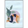 Picture of Yoga Girl II  _GroupedProduct_Rectangle_Portrait_Canvas_Framed_