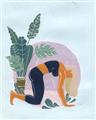 Picture of Yoga Girl II  _GroupedProduct_Rectangle_Portrait_Unframed_Print_Only_