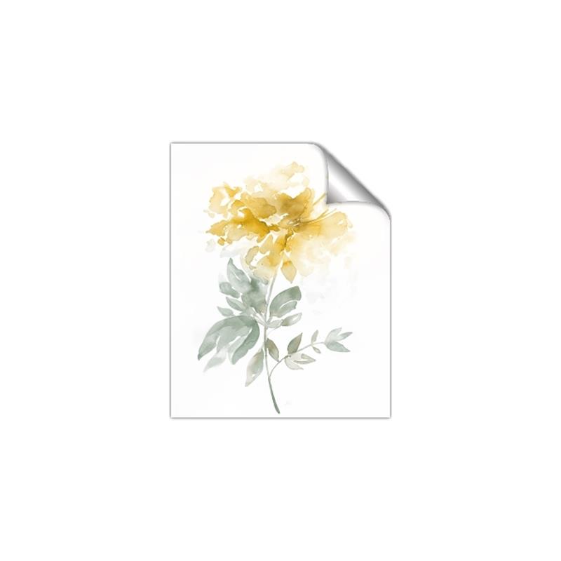 Picture of Yellow Floral I  _GroupedProduct_Rectangle_Portrait_Unframed_Print_Only_