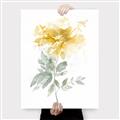 Picture of Yellow Floral I  _GroupedProduct_Rectangle_Portrait_Canvas_