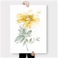 Picture of Yellow Floral I  _GroupedProduct_Rectangle_Portrait_Canvas_