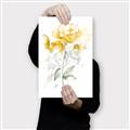 Picture of Yellow Floral II  _GroupedProduct_Rectangle_Portrait_Canvas_