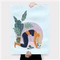 Picture of Yoga Girl II  _GroupedProduct_Rectangle_Portrait_Canvas_