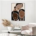 Picture of 3 Gals _GroupedProduct_Rectangle_Portrait_Canvas_Framed_