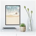 Picture of Beach Shore  _GroupedProduct_Rectangle_Portrait_Canvas_Framed_
