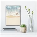 Picture of Beach Shore  _GroupedProduct_Rectangle_Portrait_Canvas_Framed_
