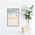 Picture of Beach Shore  _GroupedProduct_Rectangle_Portrait_Canvas_Framed_