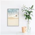 Picture of Beach Shore  _GroupedProduct_Rectangle_Portrait_Canvas_Framed_