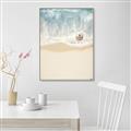 Picture of Beach Shore  _GroupedProduct_Rectangle_Portrait_Canvas_Framed_