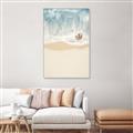 Picture of Beach Shore  _GroupedProduct_Rectangle_Portrait_Canvas_Framed_