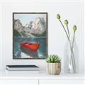 Picture of Perfect Row Day I _GroupedProduct_Rectangle_Portrait_Canvas_Framed_