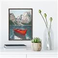 Picture of Perfect Row Day I _GroupedProduct_Rectangle_Portrait_Canvas_Framed_